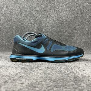 Nike Lunarlon Hyperfuse Ascend 628340-400 Mens Size 10.5 Blue Black Golf Shoes